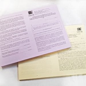 Печать согласий для ортодонтической студии на ризографе