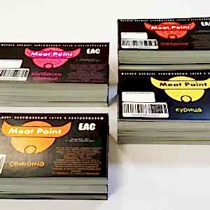 Печать наклеек на вакуумную продукцию